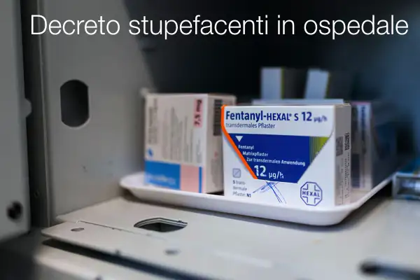 Decreto stupefacenti in ospedale